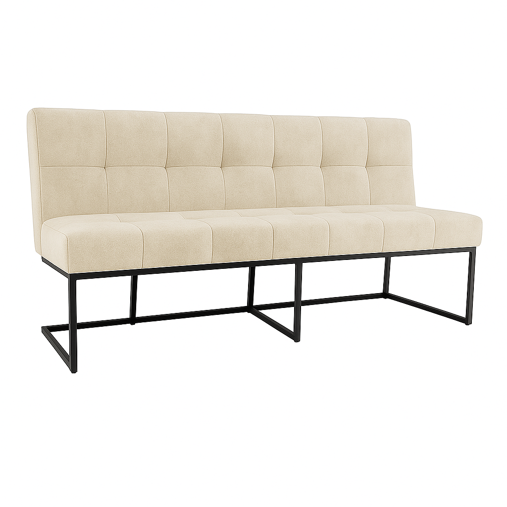 Bancheta catifea  CABALLERO culoare BEJ