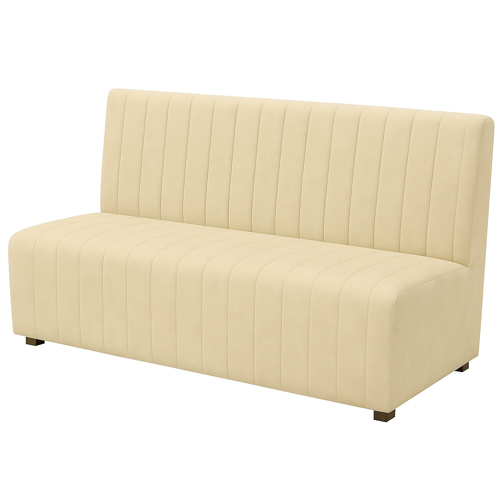 Bancheta catifea LUIGI culoare BEJ