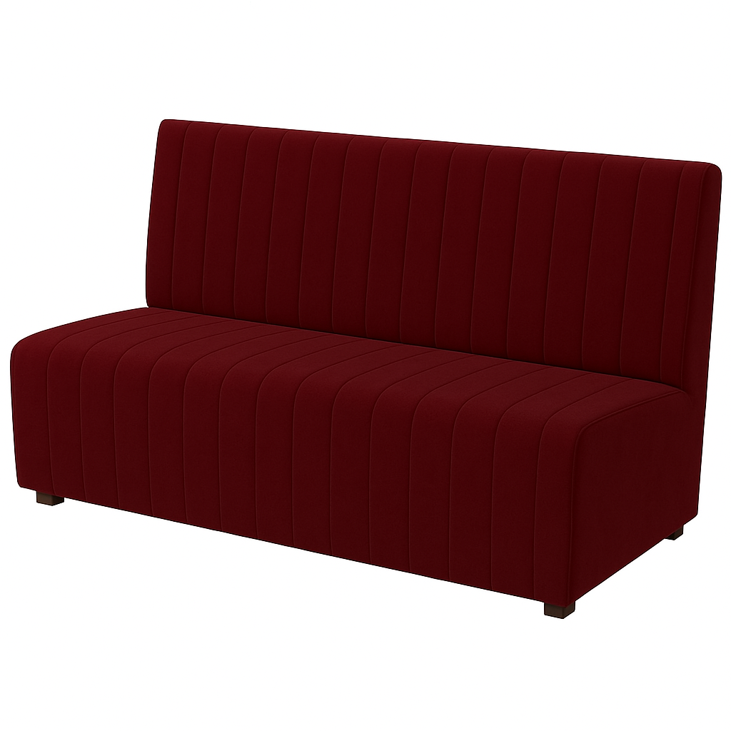 Bancheta catifea LUIGI culoare CARAMIZIU