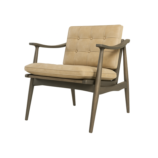 Fotoliu catifea ALFREDO culoare BEJ