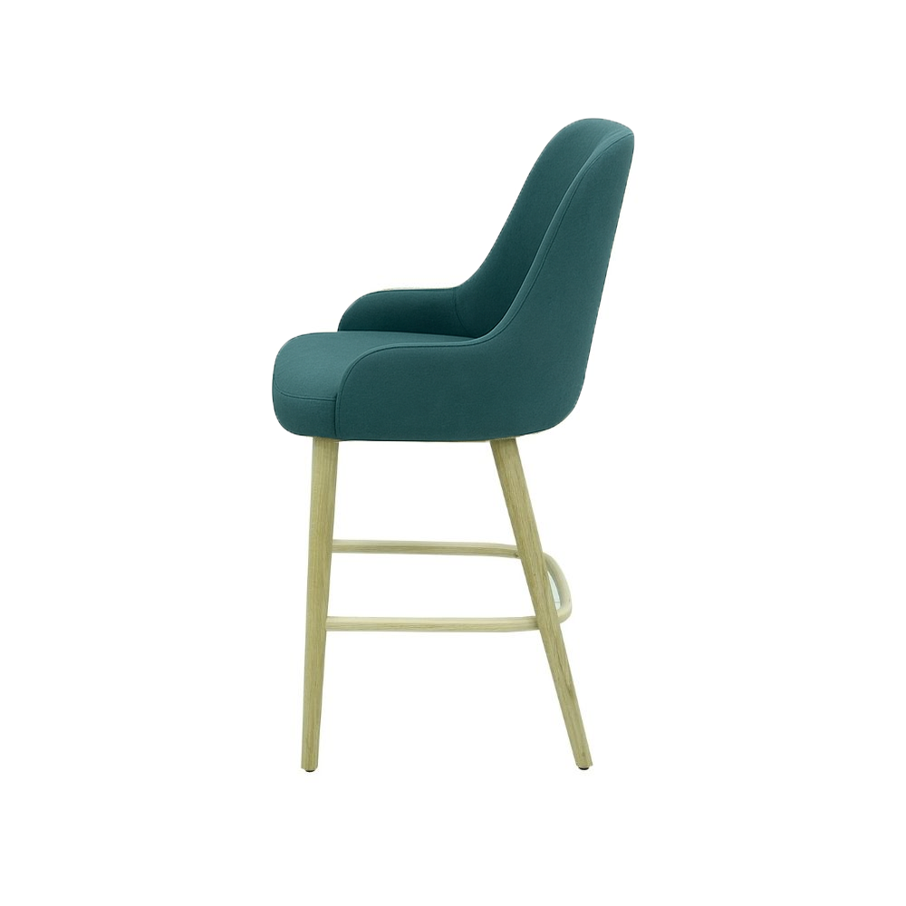 Scaun bar catifea BEJ | model ROCCO