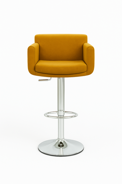 Scaun bar catifea ALBASTRA | model IDA