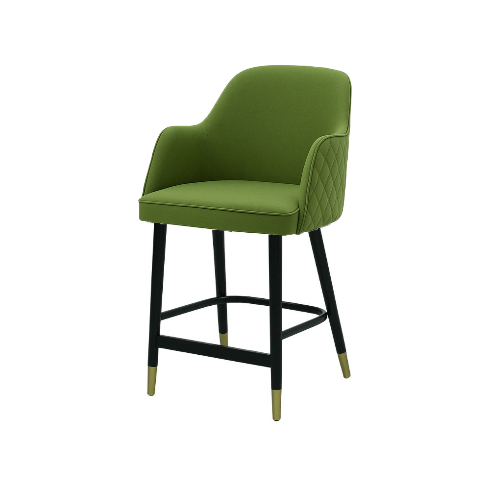 Scaun bar catifea GALBENA | model PINO X