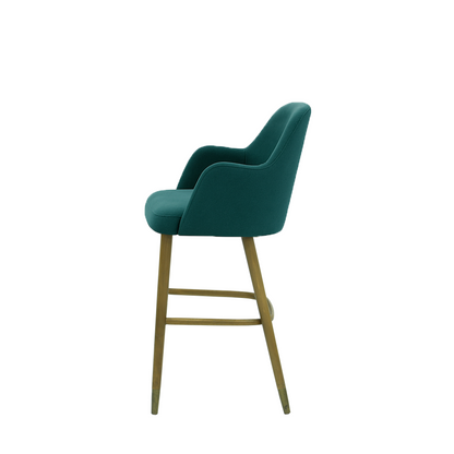 Scaun bar catifea ALBASTRA | model PINO