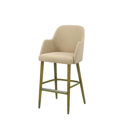 Scaun bar catifea ALBASTRA | model PINO