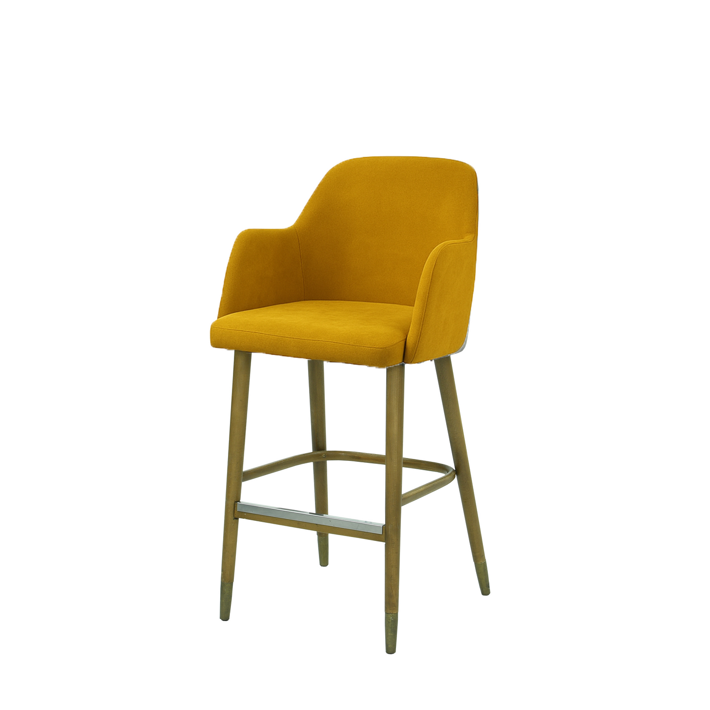 Scaun bar catifea ALBASTRA | model PINO