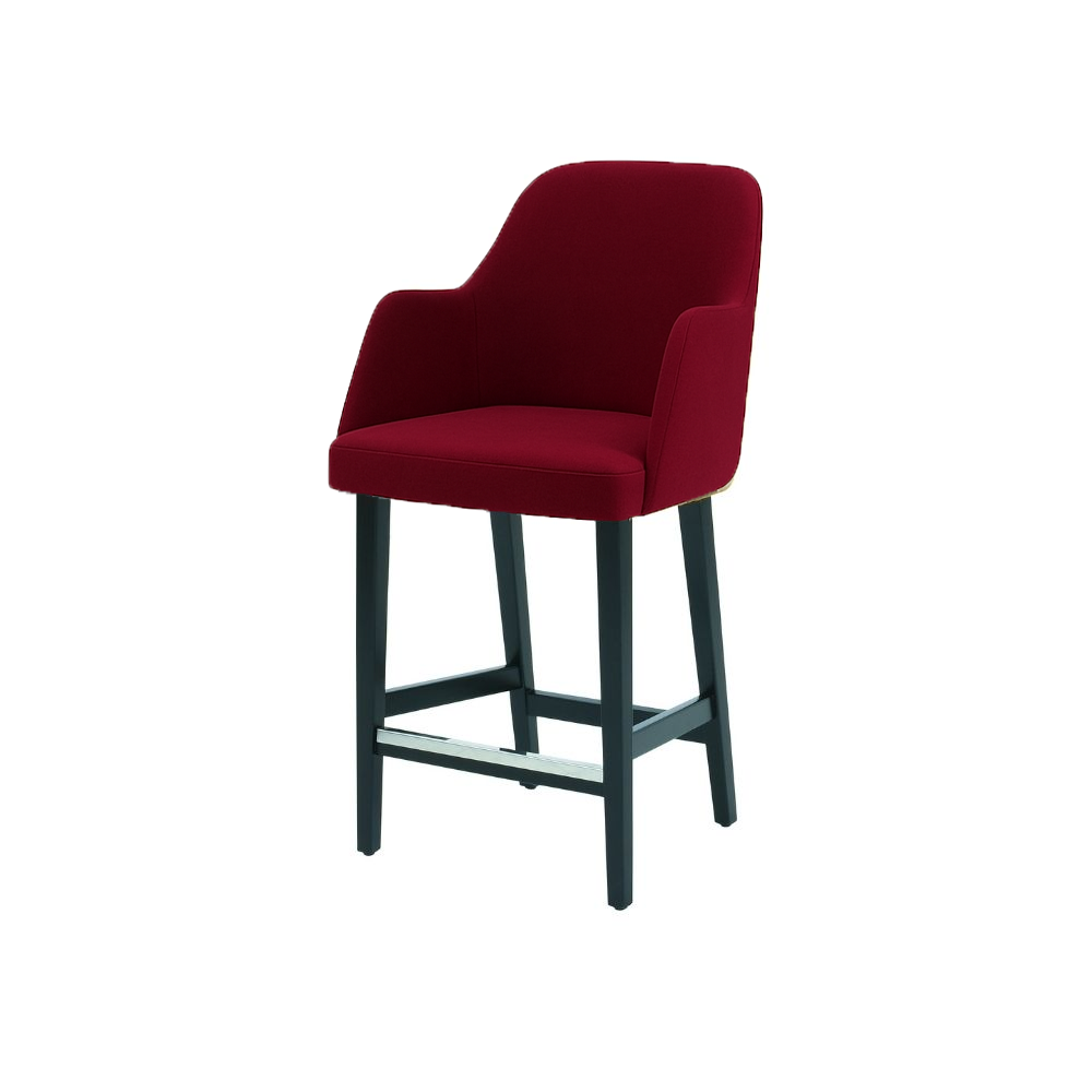 Scaun bar catifea ALBASTRA | model PINO