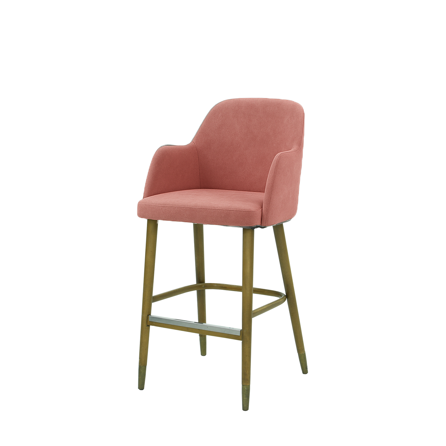 Scaun bar catifea ALBASTRA | model PINO