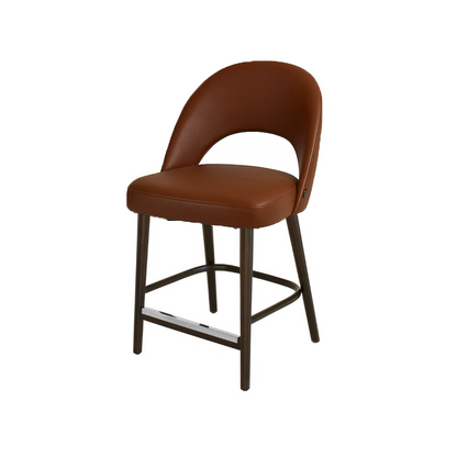 Scaun bar piele VERDE | model EXPRES
