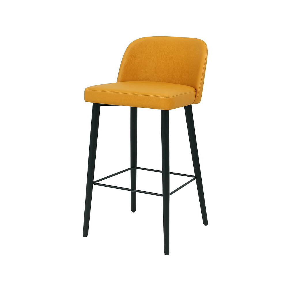 Scaun bar piele VERDE | model IVA