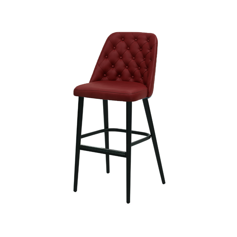 Scaun bar piele BEJ | model SCOT