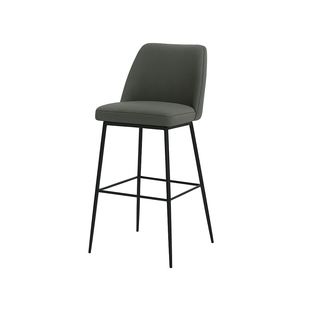 Scaun bar piele VERDE | model SOLO