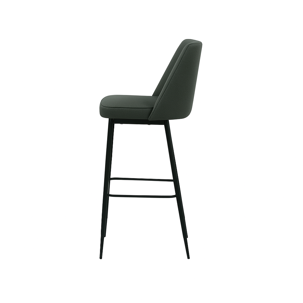 Scaun bar piele BEJ | model SOLO