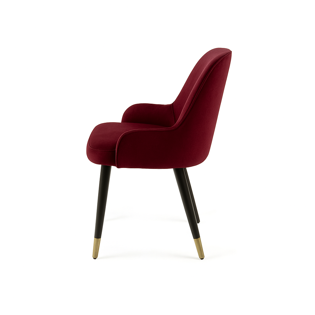 Scaun catifea ROZ | model ROCCO G