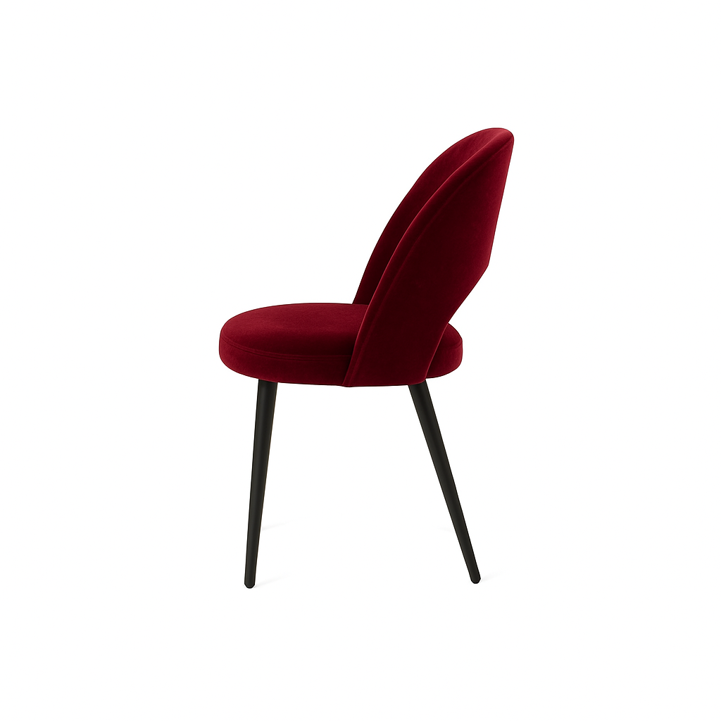 Scaun catifea ALBASTRA | model RON