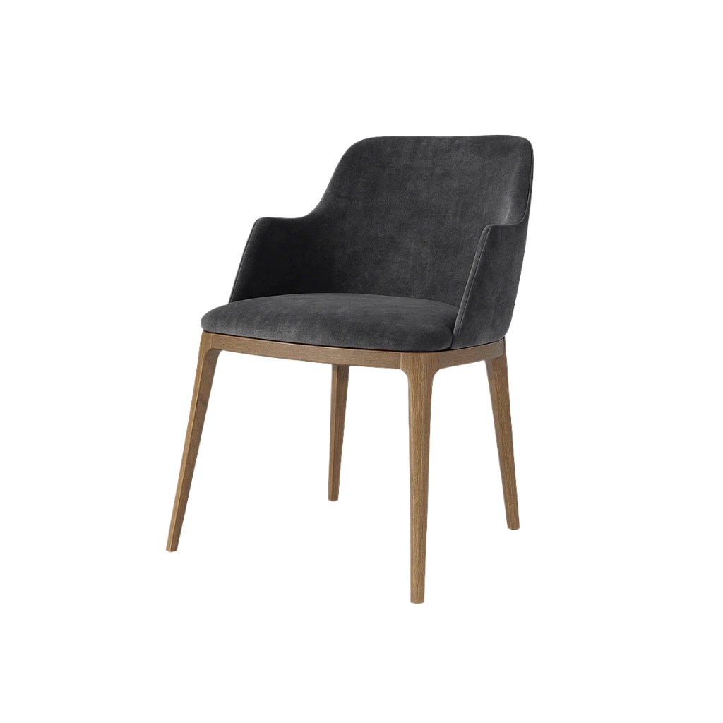 Scaun catifea GRI | model VIVI