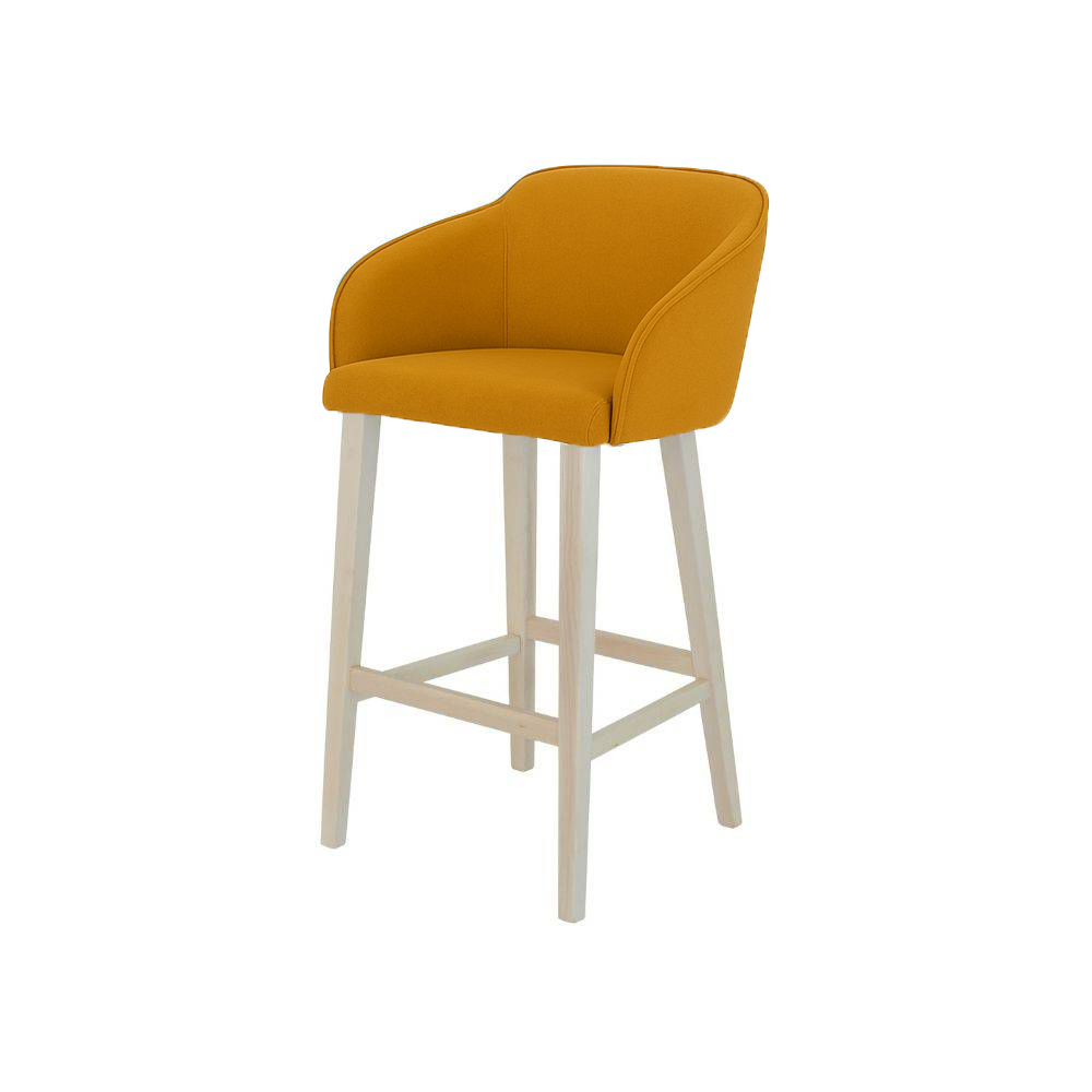 Scaun insula catifea ROZ | model CROCO