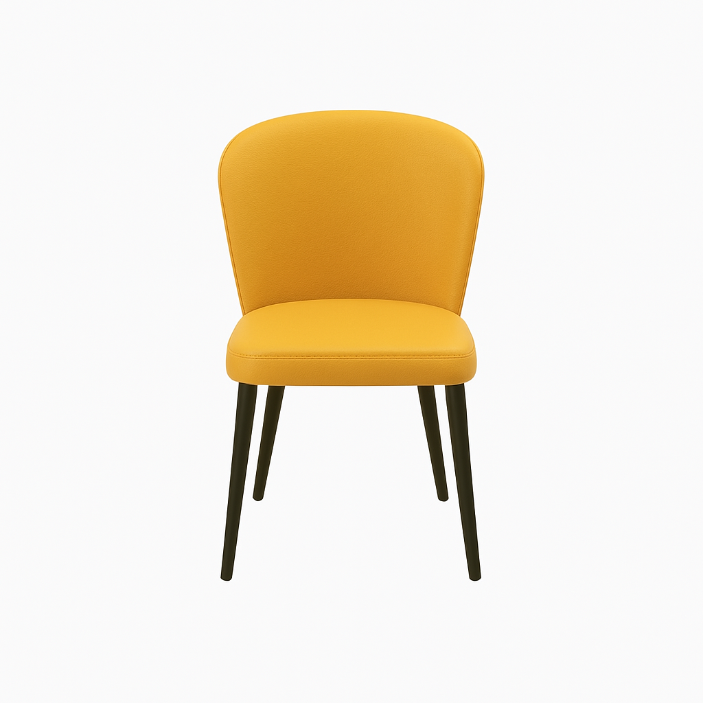Scaun piele GALBENA | model ARES